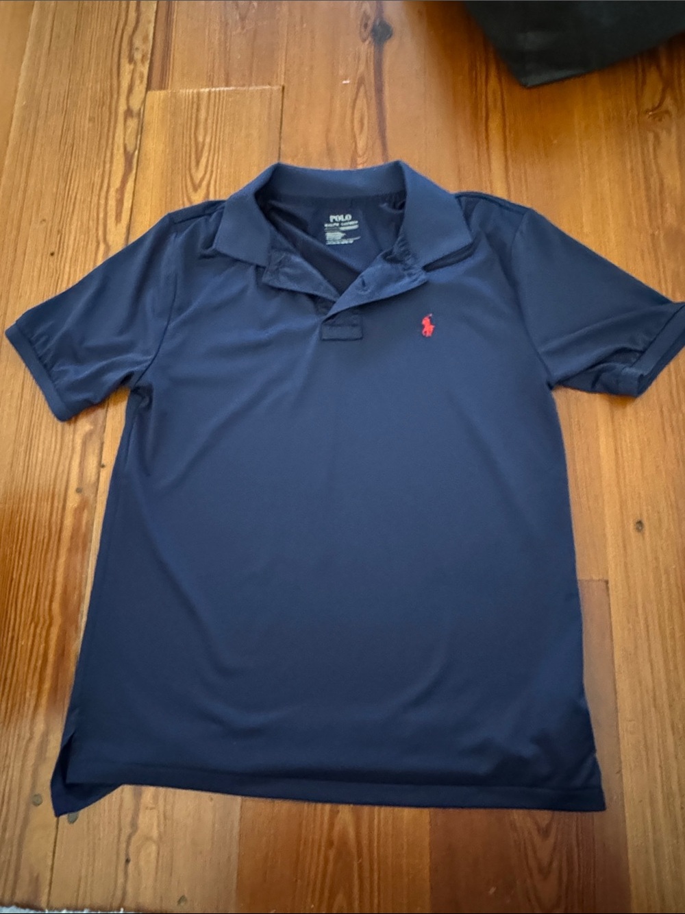 Polo by Ralph Lauren Navy Polo with Red Pony Embroidery